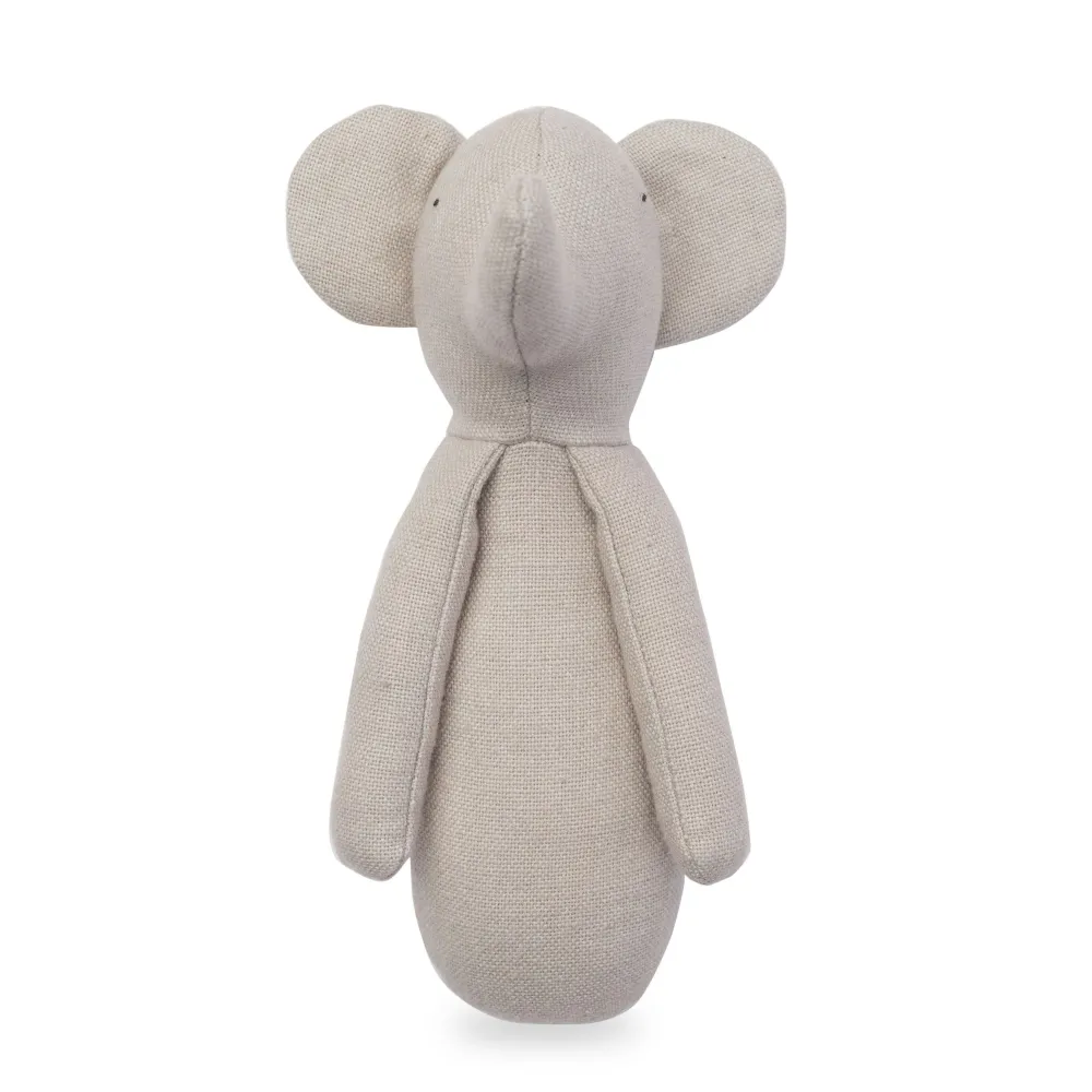 Cottontails Baby Comforters & Rattles*Mr Pickles Cotton Linen Elephant Rattle
