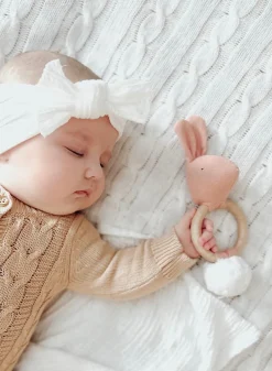 Cottontails Baby Comforters & Rattles | Bunnies For Babies*Mr Pickles Rabbit Teething Ring