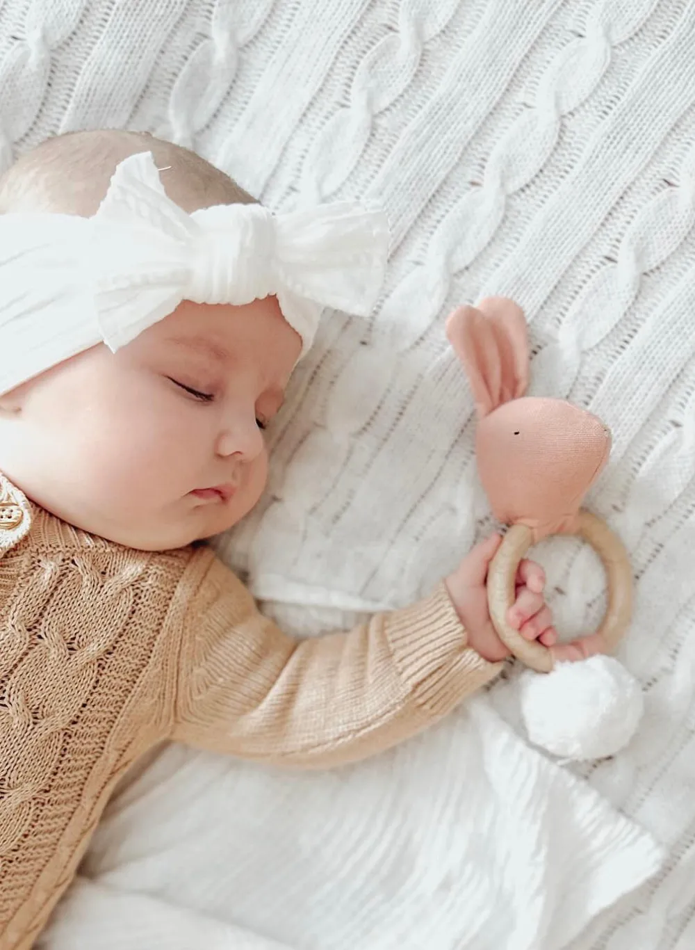 Cottontails Baby Comforters & Rattles | Bunnies For Babies*Mr Pickles Rabbit Teething Ring
