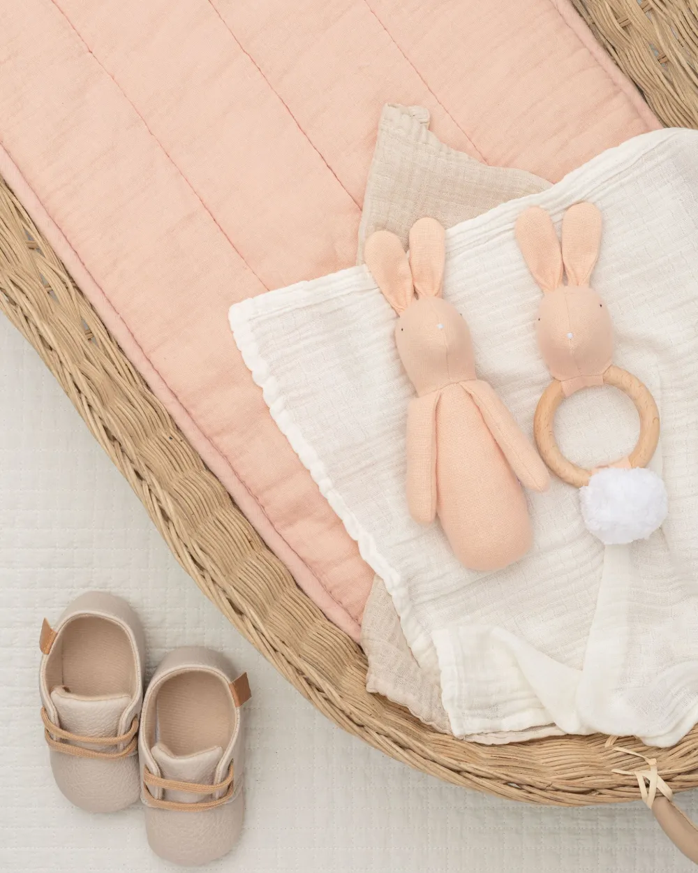 Cottontails Baby Comforters & Rattles | Bunnies For Babies*Mr Pickles Rabbit Teething Ring