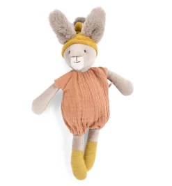 Cottontails Baby Bunnies For Babies | Handpicked Gift Sets*New Baby Gift-wrapped Set - Clay bunny & radish