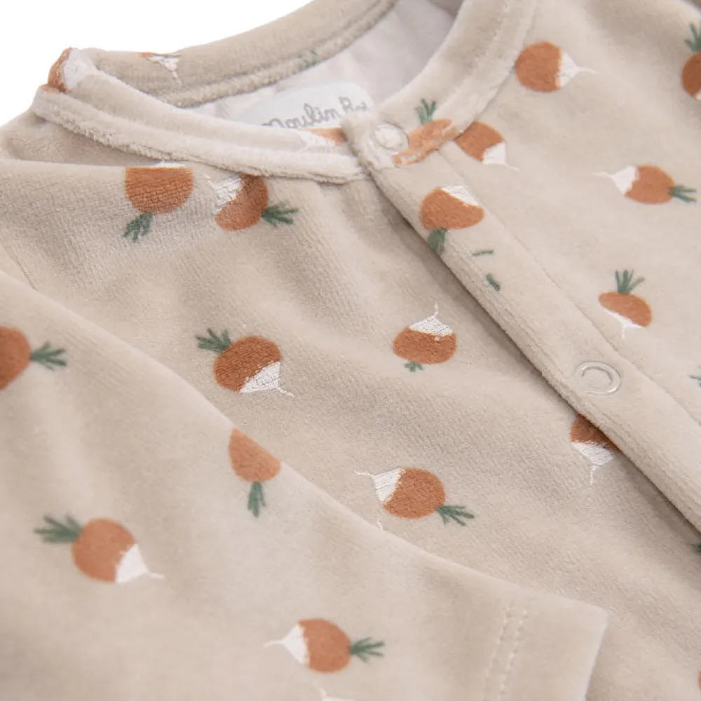 Cottontails Baby Bunnies For Babies | Handpicked Gift Sets*New Baby Gift-wrapped Set - sleep suit, rabbit & radish