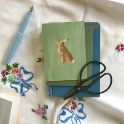 Cottontails Baby Cards | Bunny Cards & Stationery*Petite bunny card - green
