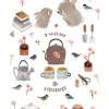Cottontails Baby Cards | Bunny Cards & Stationery*Postcard & Envelope - Bunny Teatime