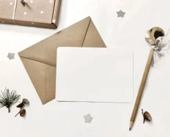 Cottontails Baby Cards | Bunny Cards & Stationery*Postcard & Envelope - Bunny Teatime