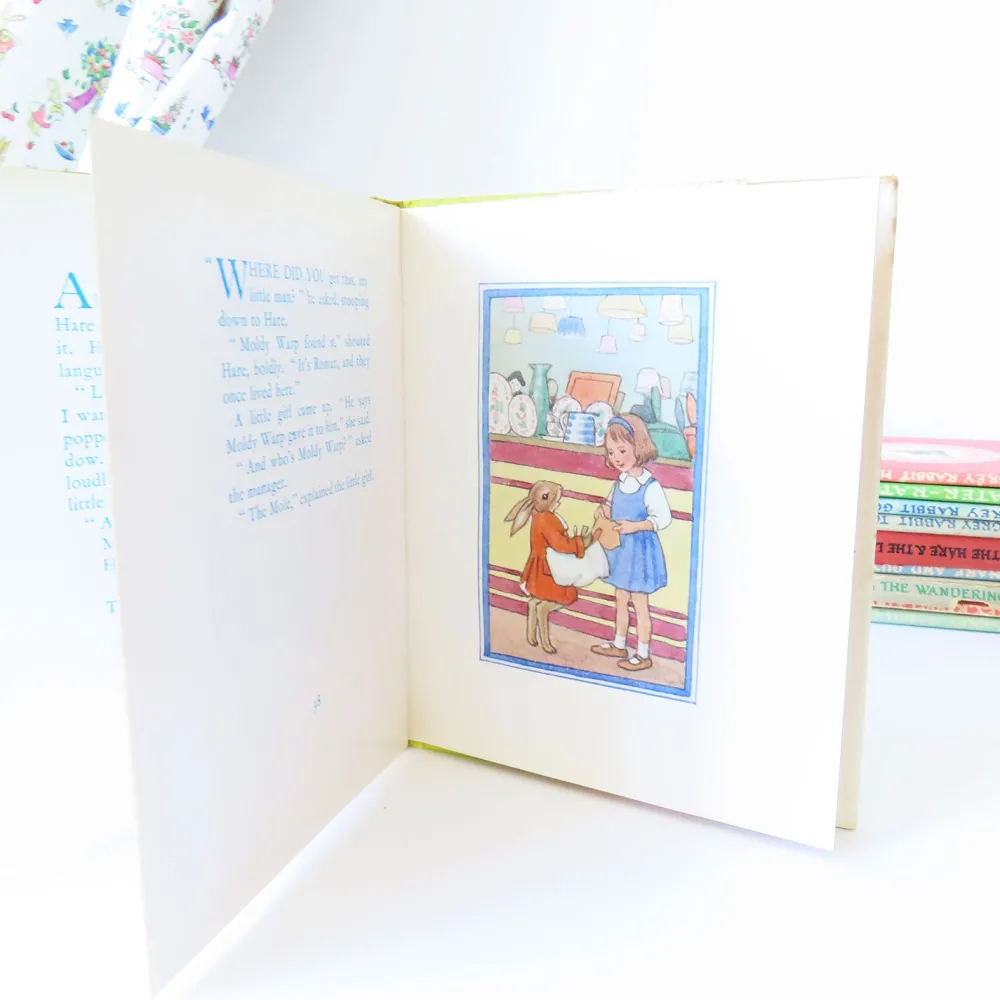 Cottontails Baby Vintage | Vintage Bunnies*VINTAGE book - Hare Goes Shopping (1969)