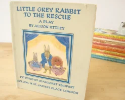 Cottontails Baby Vintage | Vintage Bunnies*VINTAGE book - Little Grey Rabbit to the Rescue - A Play