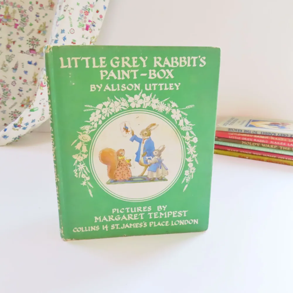 Cottontails Baby Vintage | Vintage Bunnies*VINTAGE book - Little Grey Rabbit's Paint-Box (1970)