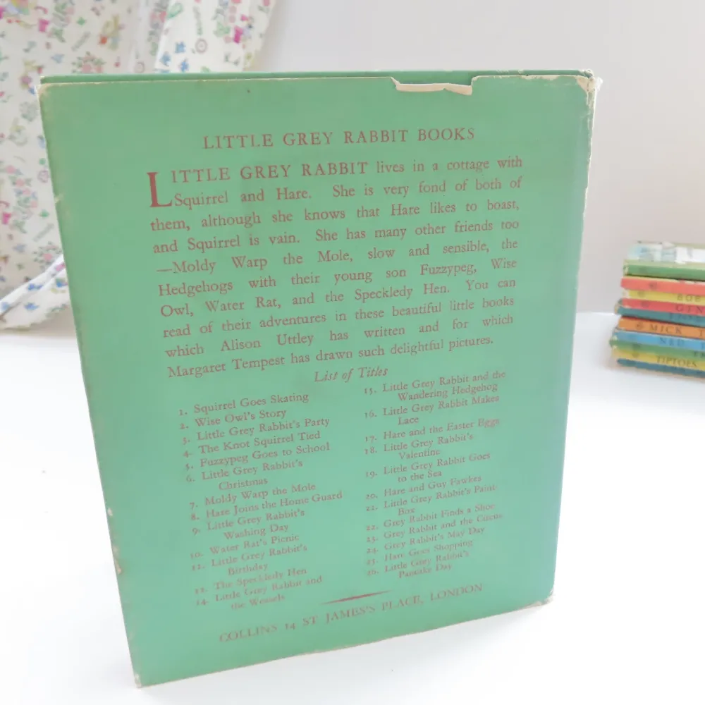 Cottontails Baby Vintage Bunnies | Vintage*VINTAGE book - Little Grey Rabbit's Pancake Day with DJ (1967 - first edition)