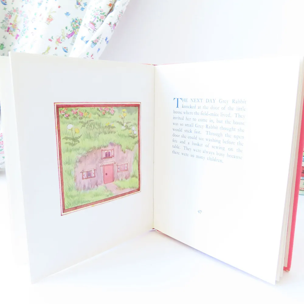 Cottontails Baby Vintage | Vintage Bunnies*VINTAGE book - Little Grey Rabbit Makes Lace (1951)