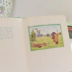 Cottontails Baby Vintage Bunnies | Vintage*VINTAGE book - Little Grey Rabbit's Pancake Day with DJ (1967 - first edition)