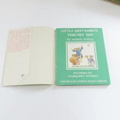 Cottontails Baby Vintage Bunnies | Vintage*VINTAGE book - Little Grey Rabbit's Pancake Day with DJ (1967 - first edition)