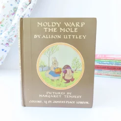 Cottontails Baby Vintage | Vintage Bunnies*VINTAGE book - Moldy warp the Mole (1975)