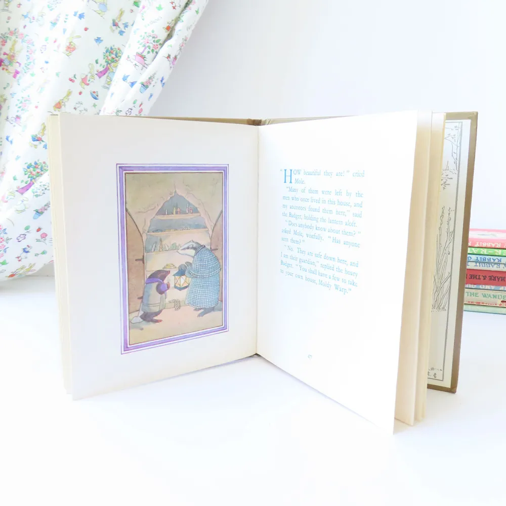Cottontails Baby Vintage | Vintage Bunnies*VINTAGE book - Moldy warp the Mole (1975)