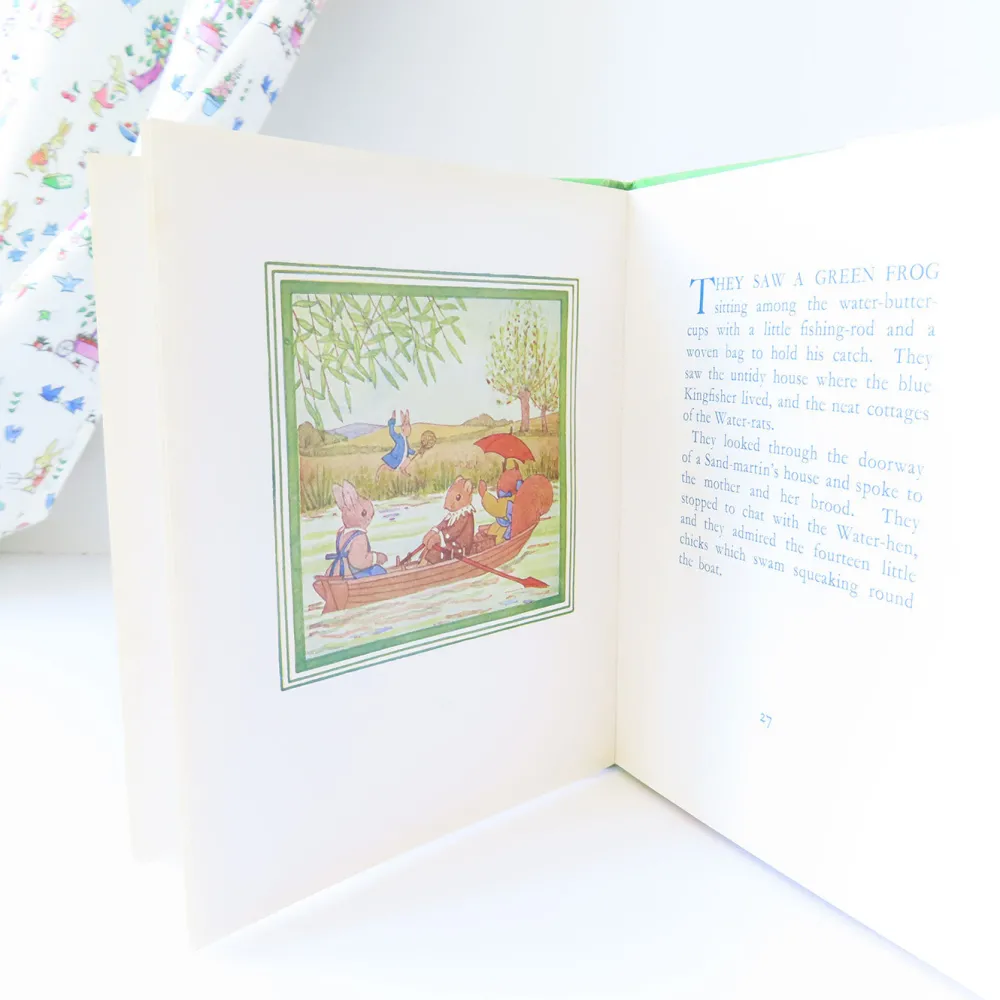 Cottontails Baby Vintage | Vintage Bunnies*VINTAGE book - Water-Rat's Picnic (1969)
