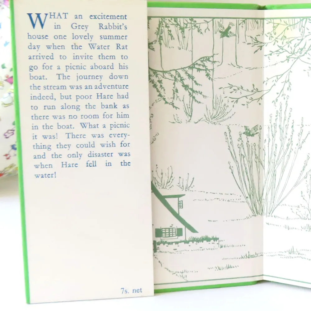 Cottontails Baby Vintage | Vintage Bunnies*VINTAGE book - Water-Rat's Picnic (1969)