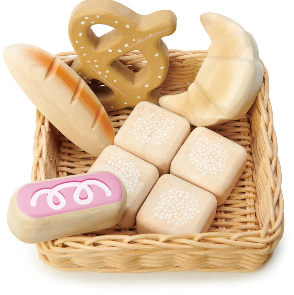 Cottontails Baby Little Kitchen | Wooden Toys*Wicker Bread Basket
