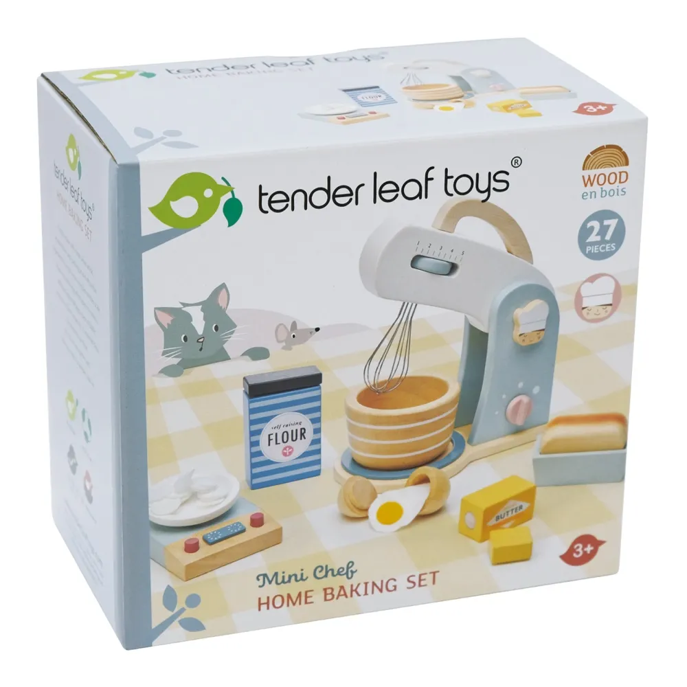 Cottontails Baby Little Kitchen | Wooden Toys*Wooden Baking Set