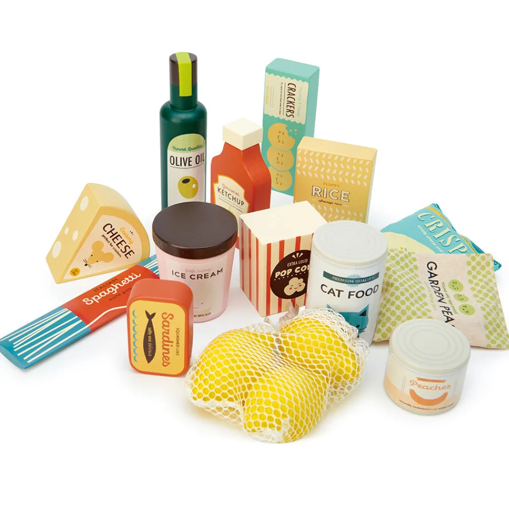 Cottontails Baby Little Kitchen | Wooden Toys*Wooden Grocery Set